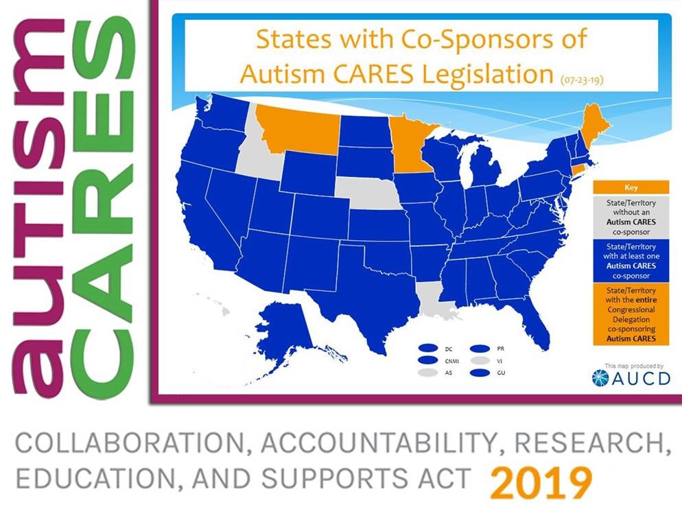 State Delegation Support Autism CARES Reauthorization Act 2019 Center