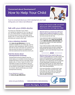Graphic of the 'How to Help Your Child' tips