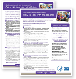 Graphic of the 'How to Talk with the Doctor' tip sheet